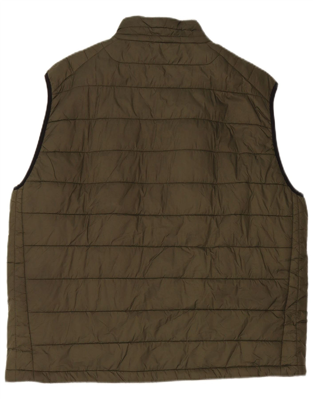 Zara Mens Padded Gilet UK 44 2XL Khaki