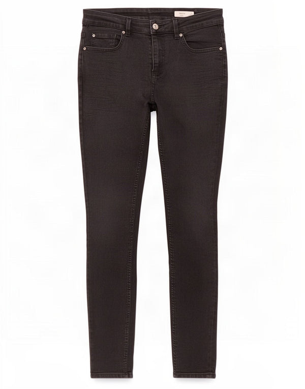 Marks & Spencer Womens The Ivy Skinny Jeans UK 14 Large W30 L29 Black