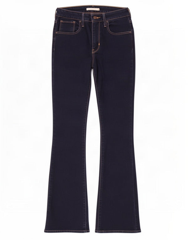 Levi's γυναικείο 725 ψηλό τζιν μποτάκι W26 L31 Navy Blue Cotton