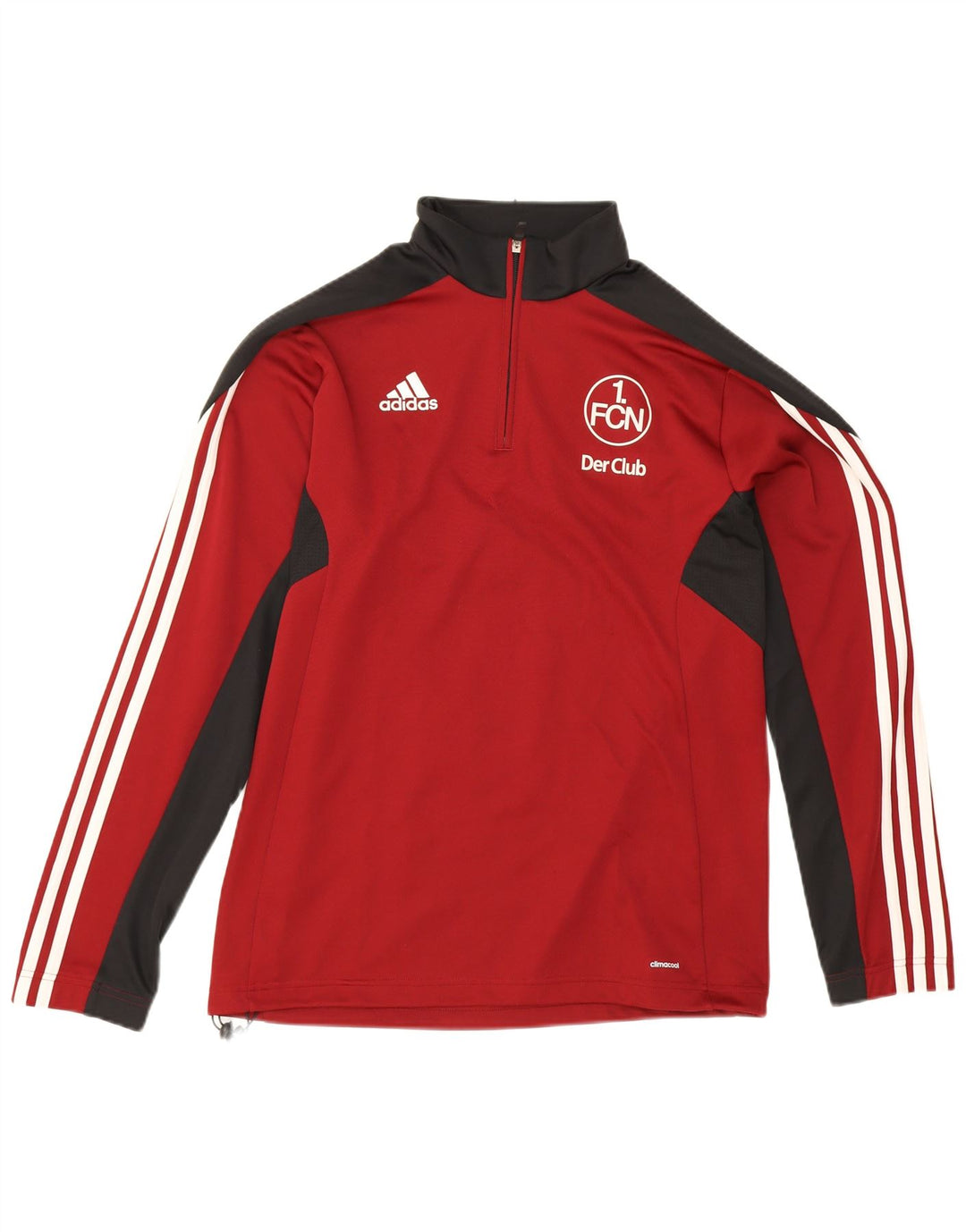 Ανδρικό γραφικό τοπ Adidas Climacool με μακρυμάνικο μεσαίο κόκκινο χρώμα