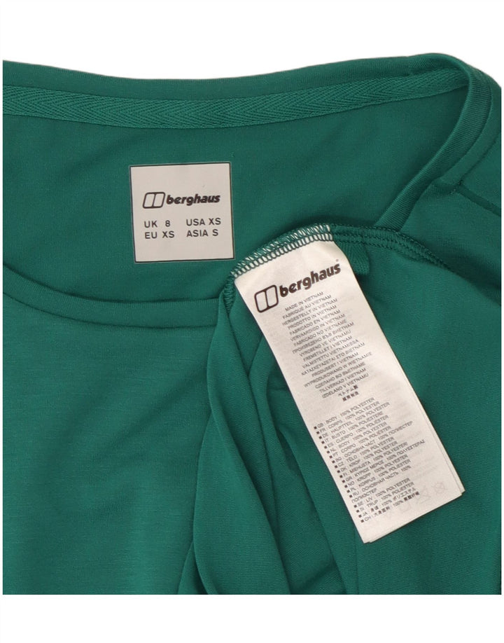 Berghaus Γυναικείο T-Shirt Top UK 8 Small Green Polyester