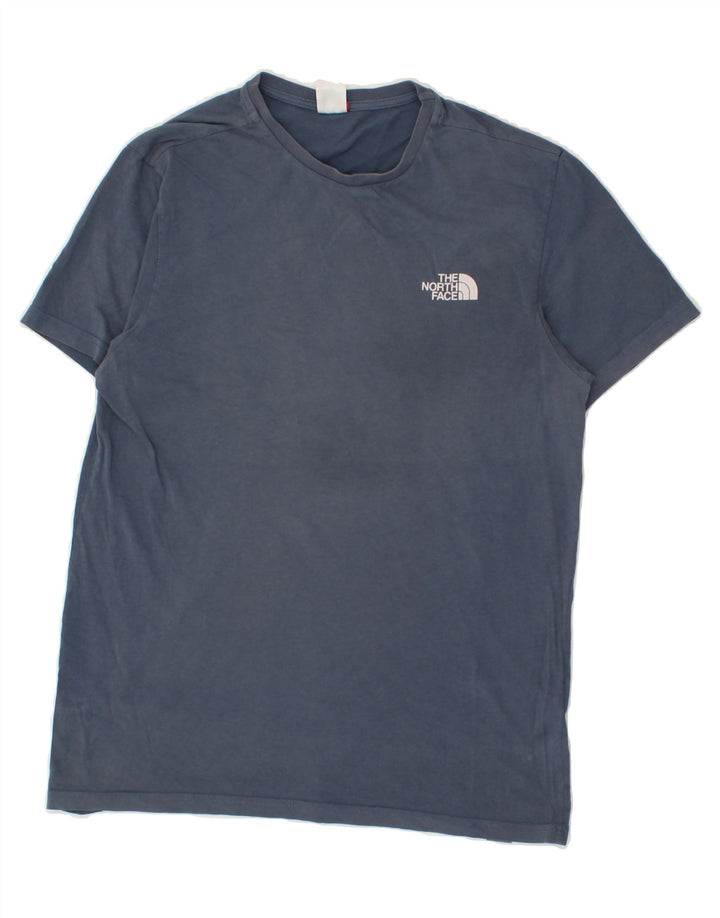 Ανδρικό T-Shirt THE NORTH FACE Τοπ μεσαίο μπλε ναυτικό βαμβακερό