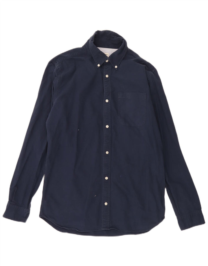 Ανδρικό πουκάμισο Jack & Jones, μεγάλο μπλε βαμβακερό