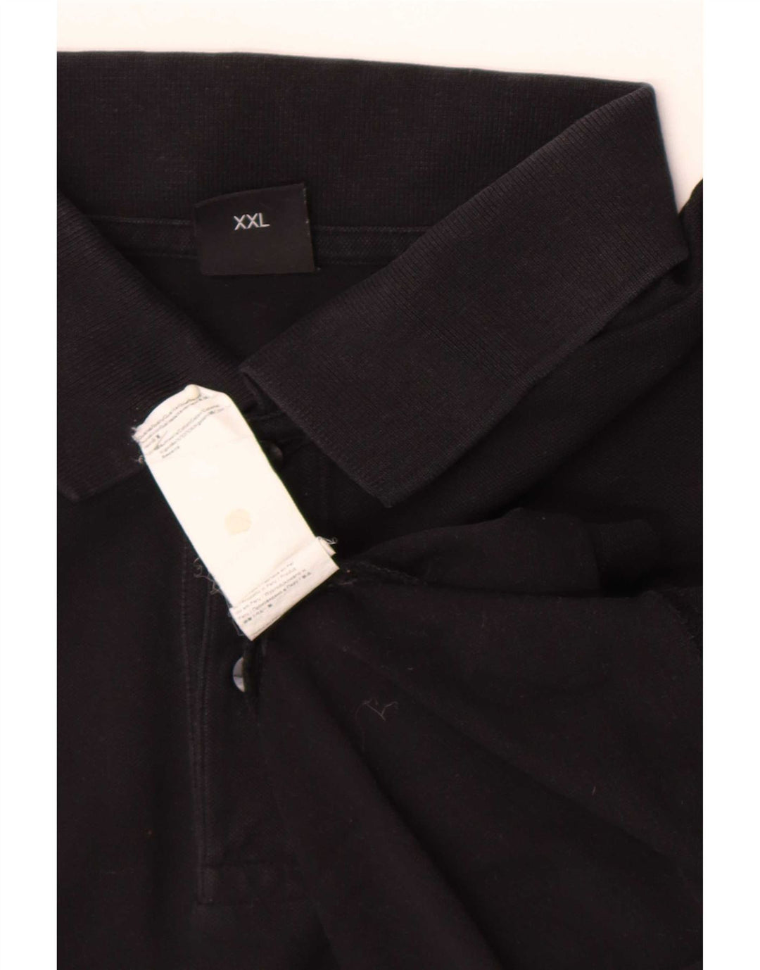 Ανδρικό μπλουζάκι πόλο Hugo Boss 2XL μαύρο βαμβακερό