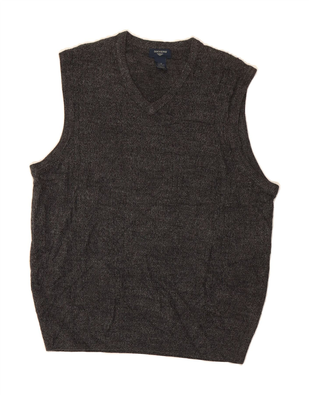 DOCKERS Mens Vest Tank Top Large Grey Acrylic Vintage Dockers and Second-Hand Dockers from Messina Hembry 