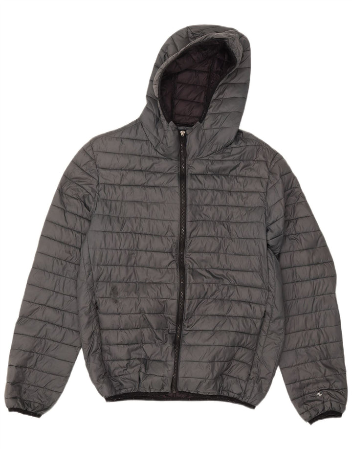 Champion Ανδρικό μπουφάν με κουκούλα UK 40 Large Grey Polyamide