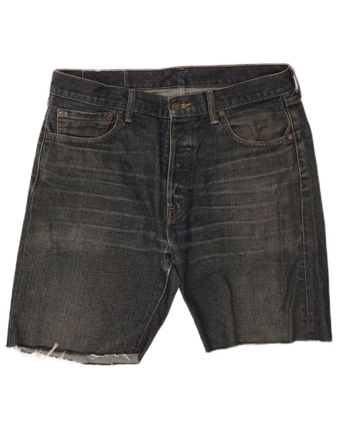 Ανδρικό τζιν σορτς LEVI'S 501 W34 μεγάλο μπλε βαμβακερό