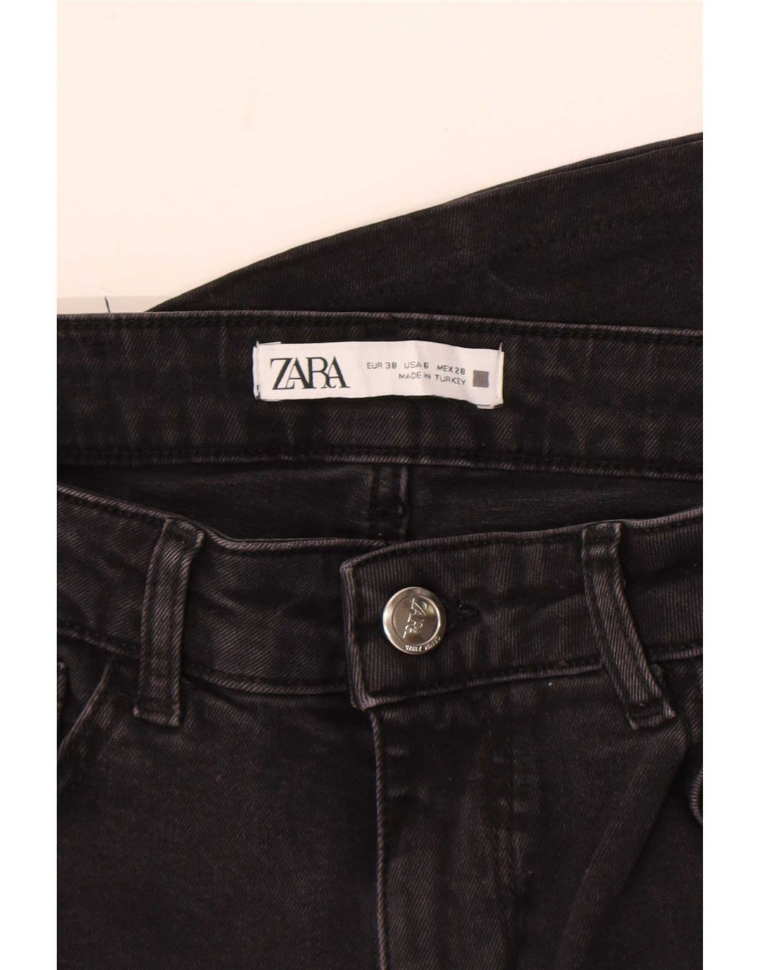 Zara Γυναικείο Τζιν EU 38 Small W28 L32 Μαύρο