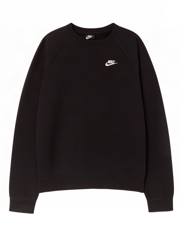 Γυναικεία μπλούζα μεγάλου μεγέθους Nike Jumper UK 10 Small Black