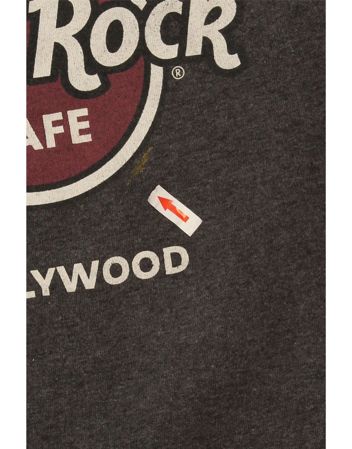 Ανδρικό φούτερ Hard Rock Cafe Hollywood Graphic Jumper Medium Grey Flecked