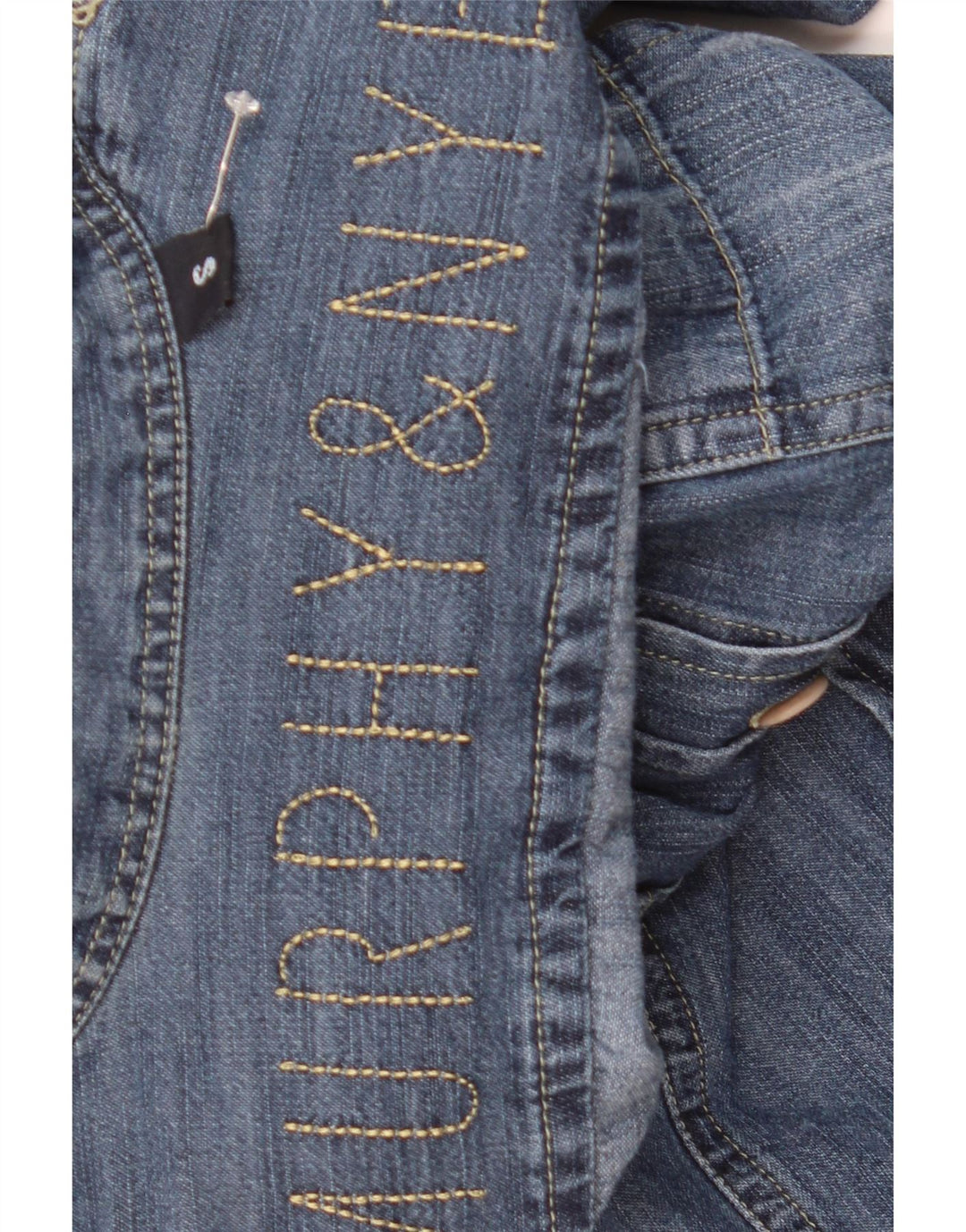 Murphy & Nye Γυναικείο τζιν πουκάμισο UK 10 Small Blue Colourblock