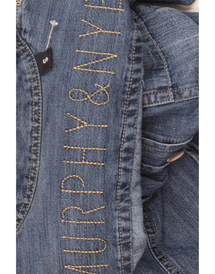 Murphy & Nye Γυναικείο τζιν πουκάμισο UK 10 Small Blue Colourblock