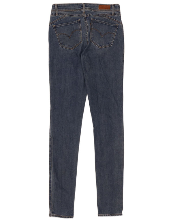 Γυναικείο Skinny Jeans Levi's W25 L34 Blue Cotton