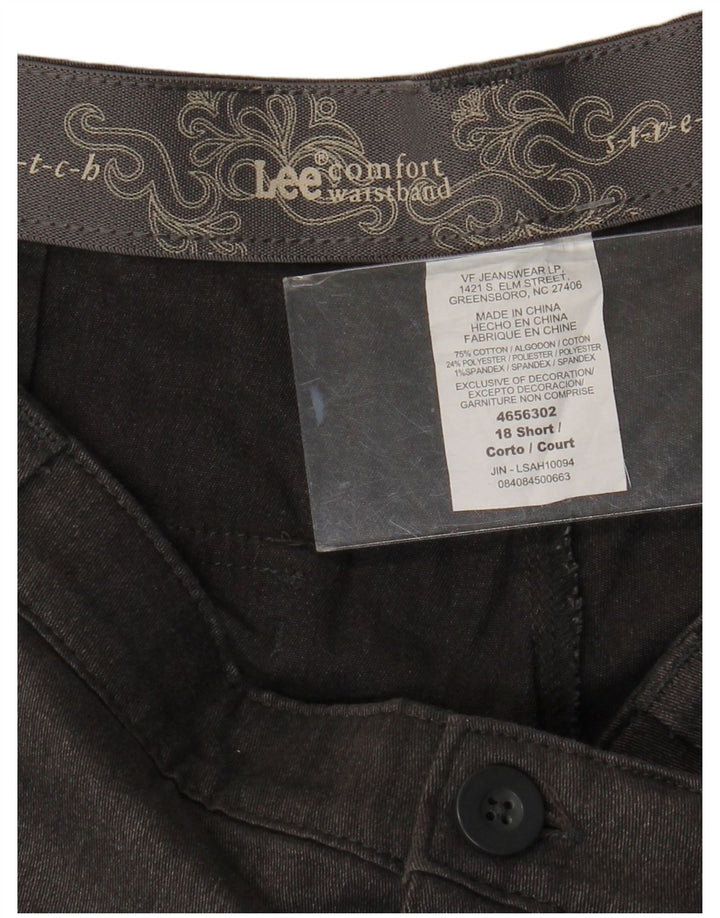 Γυναικείο ίσιο ψηλόμεσο παντελόνι LEE US 18 2XL W38 L29 Γκρι