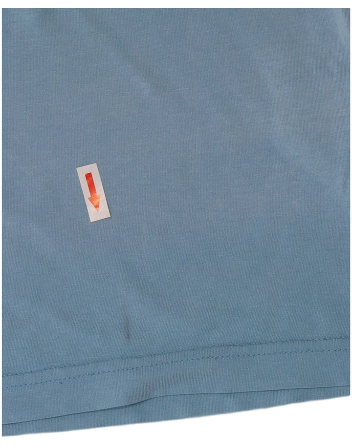 Ανδρικό γραφικό T-Shirt Kappa Τοπ μεσαίο μπλε βαμβακερό