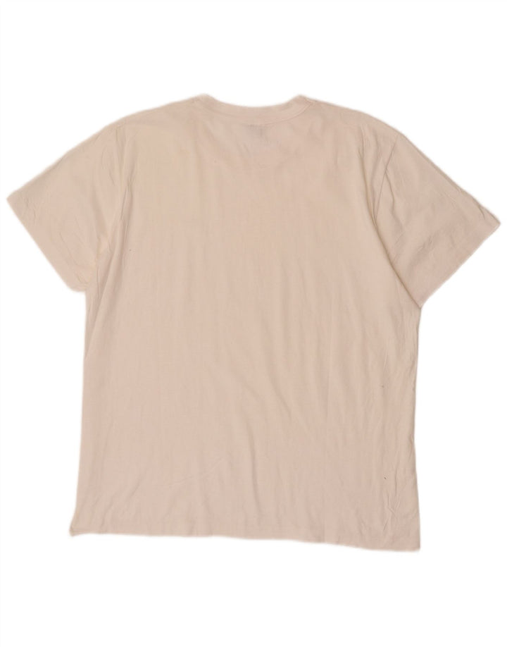 Ανδρικό T-Shirt Fila Top XL Off White