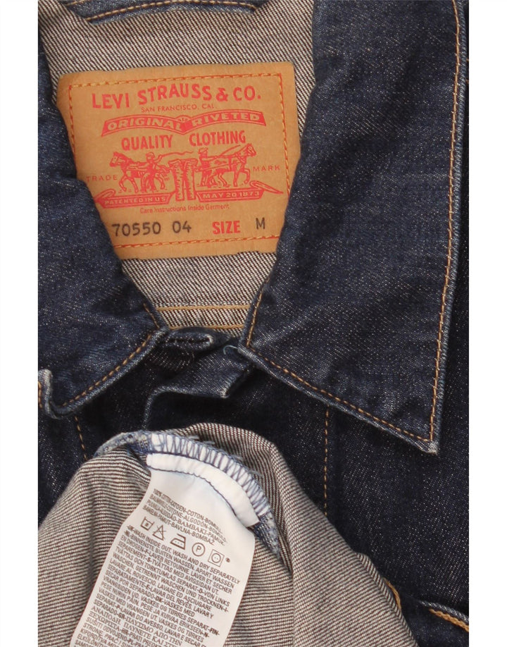 Ανδρικό τζιν μπουφάν Levi's UK 38 Medium Navy Blue Cotton