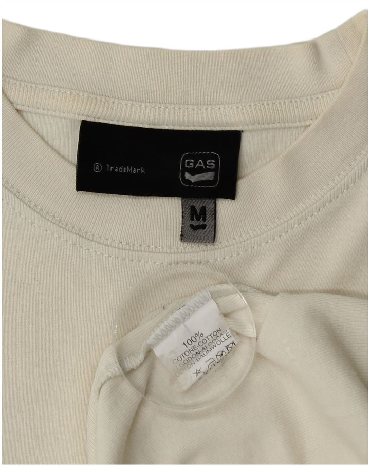 Γυναικείο μπλουζάκι Gas Top UK 12 μεσαίο λευκό βαμβακερό