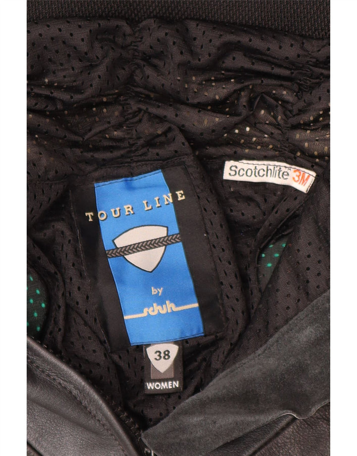 SCHUH Γυναικεία Μοτοσικλέτα 2 τεμαχίων EU 38 Medium W26 L28 Black Biker