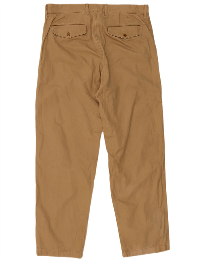 J. CREW Ανδρικό κωνικό παντελόνι Chino W35 L32 Μπεζ βαμβακερό