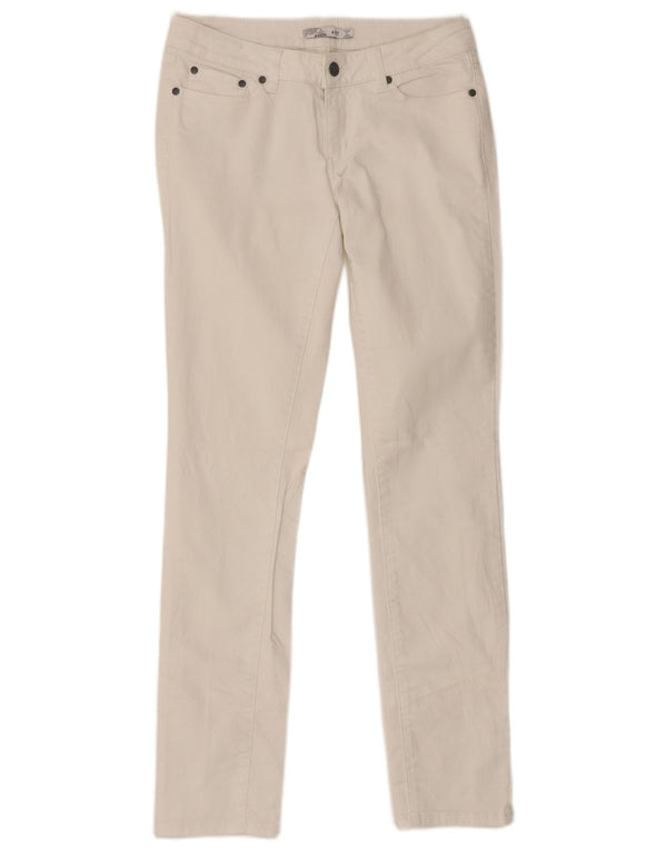 PRANA Γυναικείο Slim Jeans US 4 Small W27 L31 Λευκό βαμβακερό