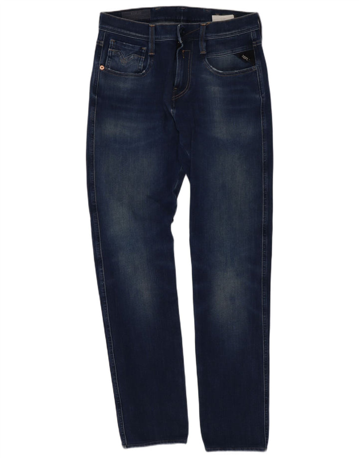 Replay Ανδρικό Slim Jeans W28 L30 Blue Cotton