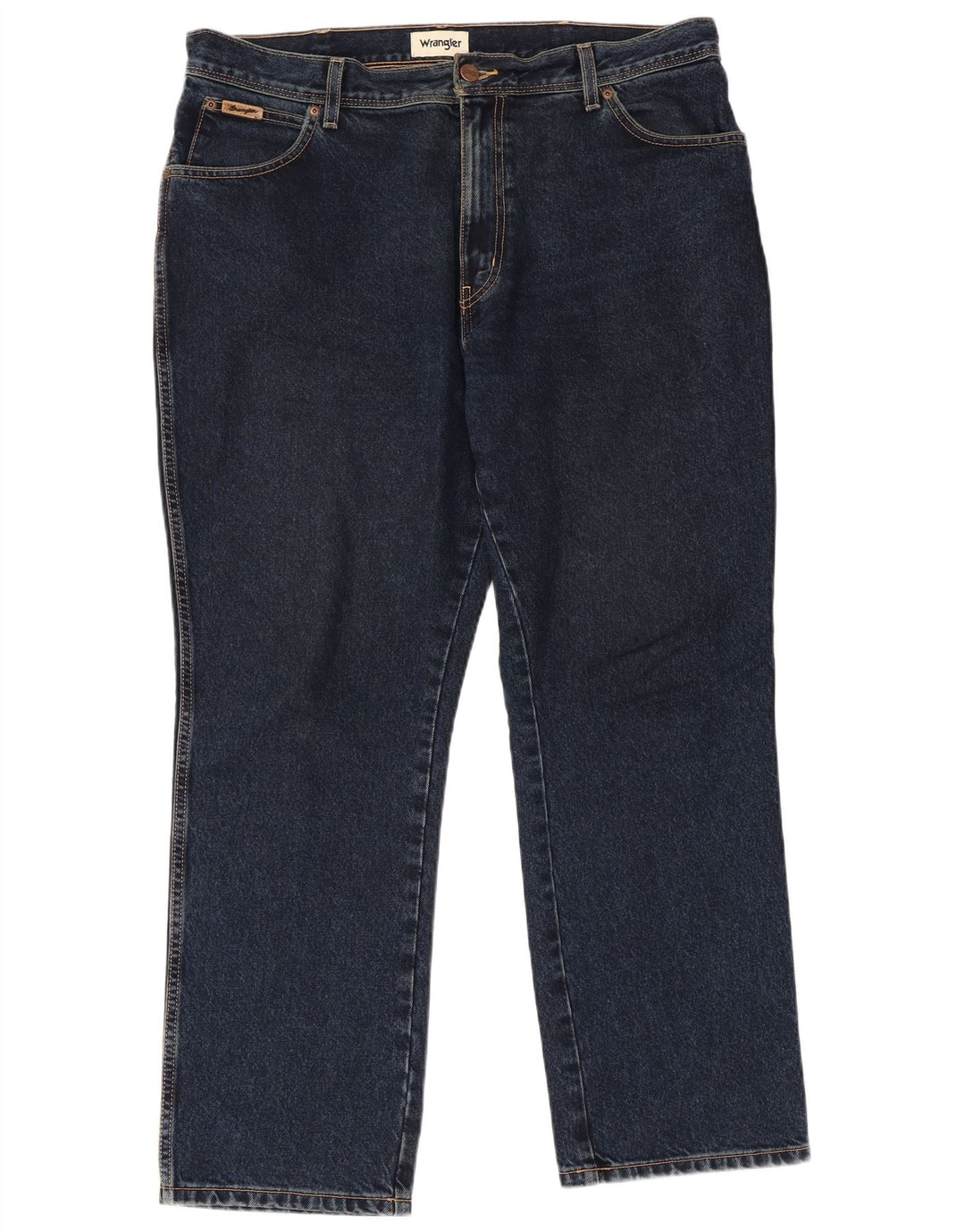 Ανδρικό τζιν WRANGLER ίσιο W38 L30 Navy Blue Cotton