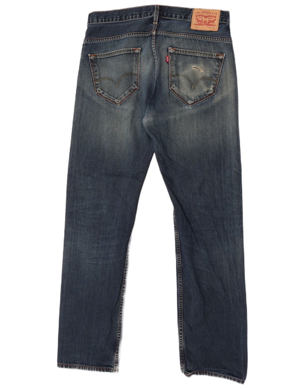 Levi's Mens 504 Straight Jeans W33 L34 Μπλε βαμβακερό