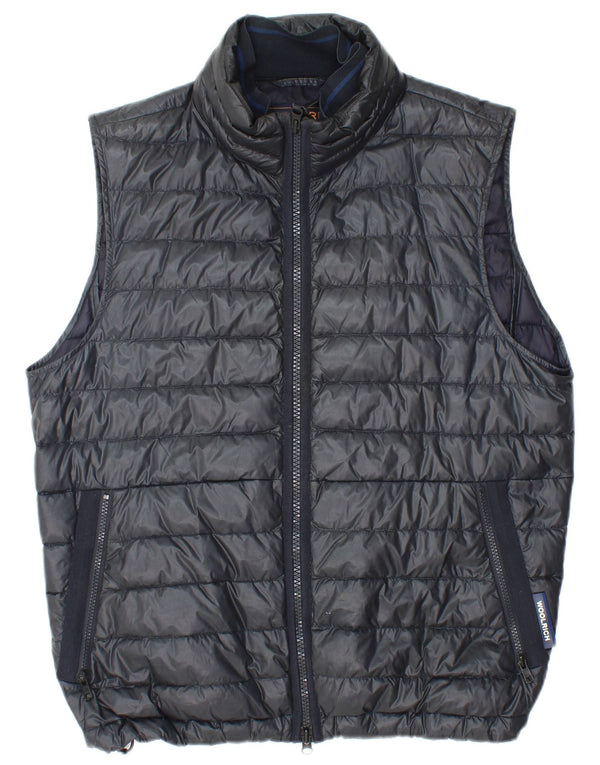 WOOLRICH Ανδρικό padded Gilet UK 38 Medium Black Polyamide