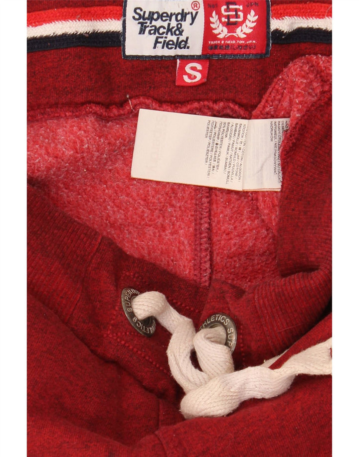 Superdry Ανδρικό Γραφικό Παντελόνι Φόρμας Μικρό Κόκκινο Βαμβακερό