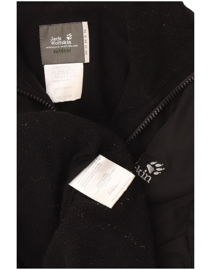 Jack Wolfskin Γυναικεία επένδυση Windbreaker Jacket UK 12 Medium Black Polyester