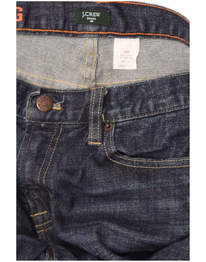 J. Crew Γυναικείο τζιν μποτάκι με μποτάκι W29 L33 Navy Blue Cotton