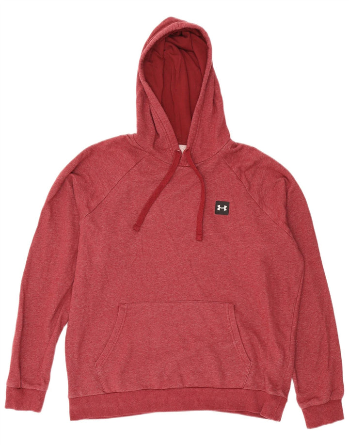 Under Armour Ανδρικό Hoodie Jumper μεγάλο κόκκινο βαμβακερό