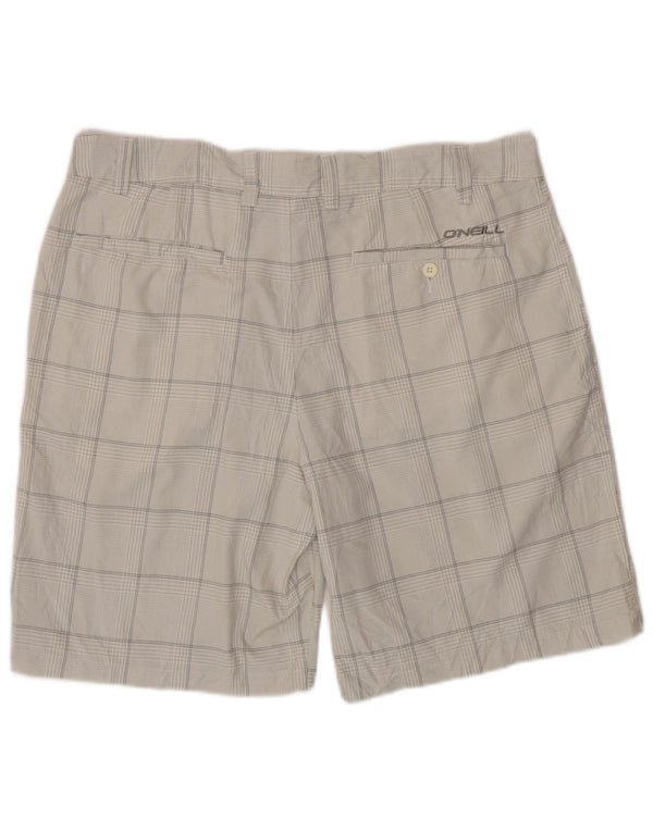 Ανδρικό σορτς Chino O'Neill W38 XL Grey Check Polyester