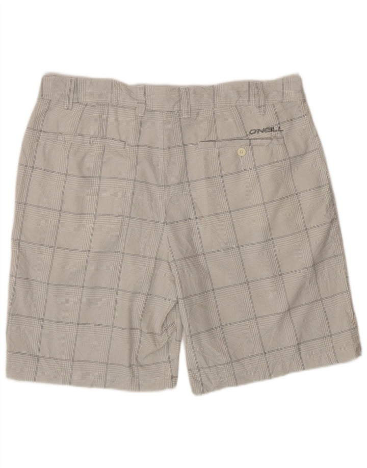 Ανδρικό σορτς Chino O'Neill W38 XL Grey Check Polyester