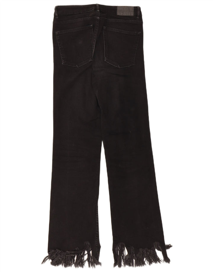 ZARA Γυναικείο ίσιο τζιν EU 36 XS W26 L27 Μαύρο