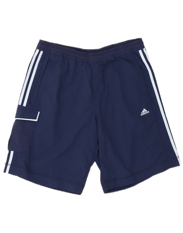 Ανδρικό αθλητικό σορτς Adidas Cargo μεγάλο Navy Blue Nylon