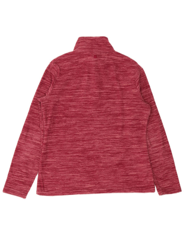 Mountain Warehouse Γυναικείο φερμουάρ με φερμουάρ Fleece UK 12 Medium Pink Flecked