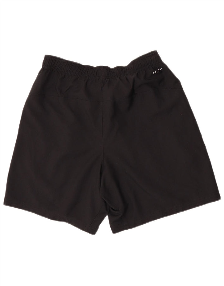 Ανδρικό αθλητικό σορτς Nike Dri Fit, μικρό μαύρο πολυεστέρα