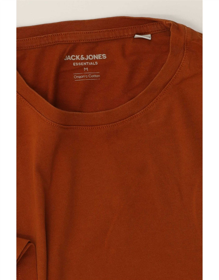Jack & Jones Ανδρικό T-shirt Top Μεσαίο καφέ βαμβακερό