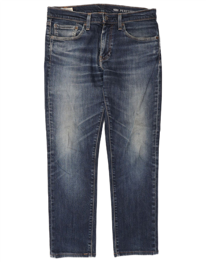 Levi's Mens 511 Slim Jeans W31 L34 Blue Cotton