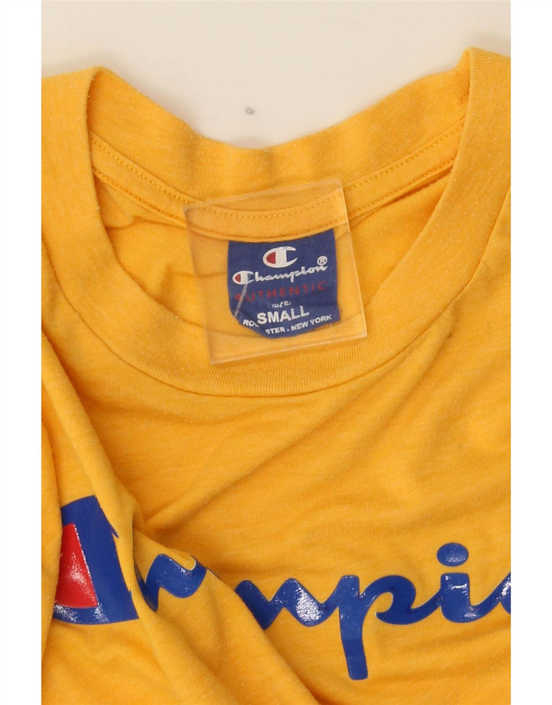 Ανδρικό γραφικό μπλουζάκι Champion Top Μικρό Κίτρινο