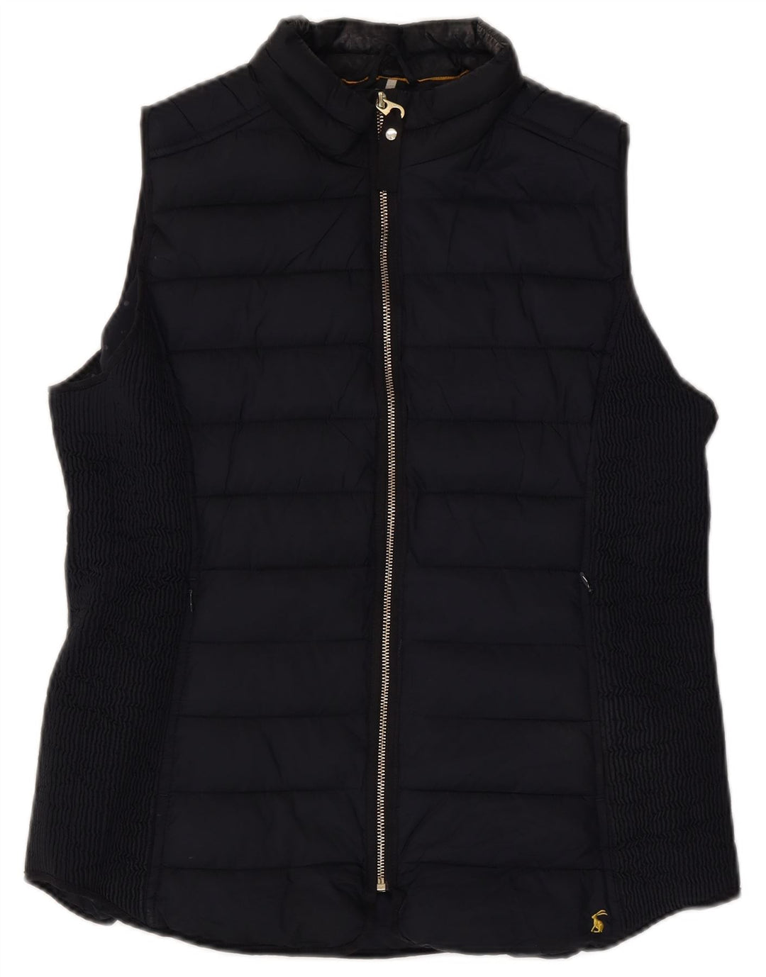 Joules Γυναικείο padded Gilet UK 16 Large Navy Blue Polyester