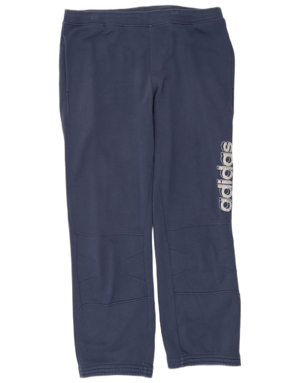 Ανδρική αθλητική φόρμα Adidas Graphic Παντελόνι Joggers Μεγάλο Ναυτικό Βαμβακερό