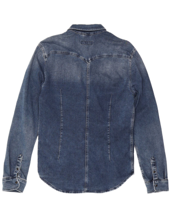 PEPE JEANS Mens Denim Shirt XL Blue Classic