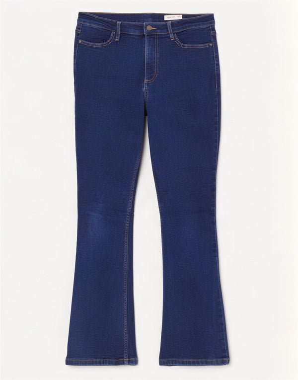 Marks & Spencer Γυναικεία Slim Bootcut Jeans UK 14 Large W32 L29 Navy Blue