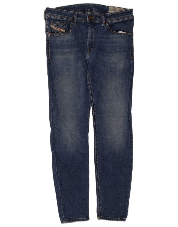 Diesel Γυναικείο Skinny Jeans W34 L29 Μπλε βαμβακερό