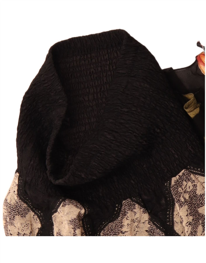 Vintage γυναικεία ασύμμετρη τσιγγάνικη φούστα W30 μεσαίο πολύχρωμο συνονθύλευμα