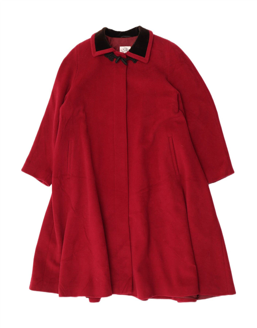 Γυναικείο Πανωφόρι Ilia Loose Fit IT 50 XL Maroon Wool