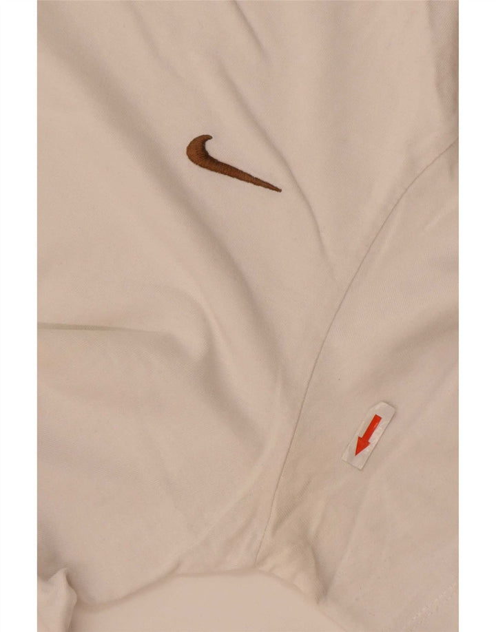 Ανδρικό μπλουζάκι Nike, μικρό λευκό βαμβακερό